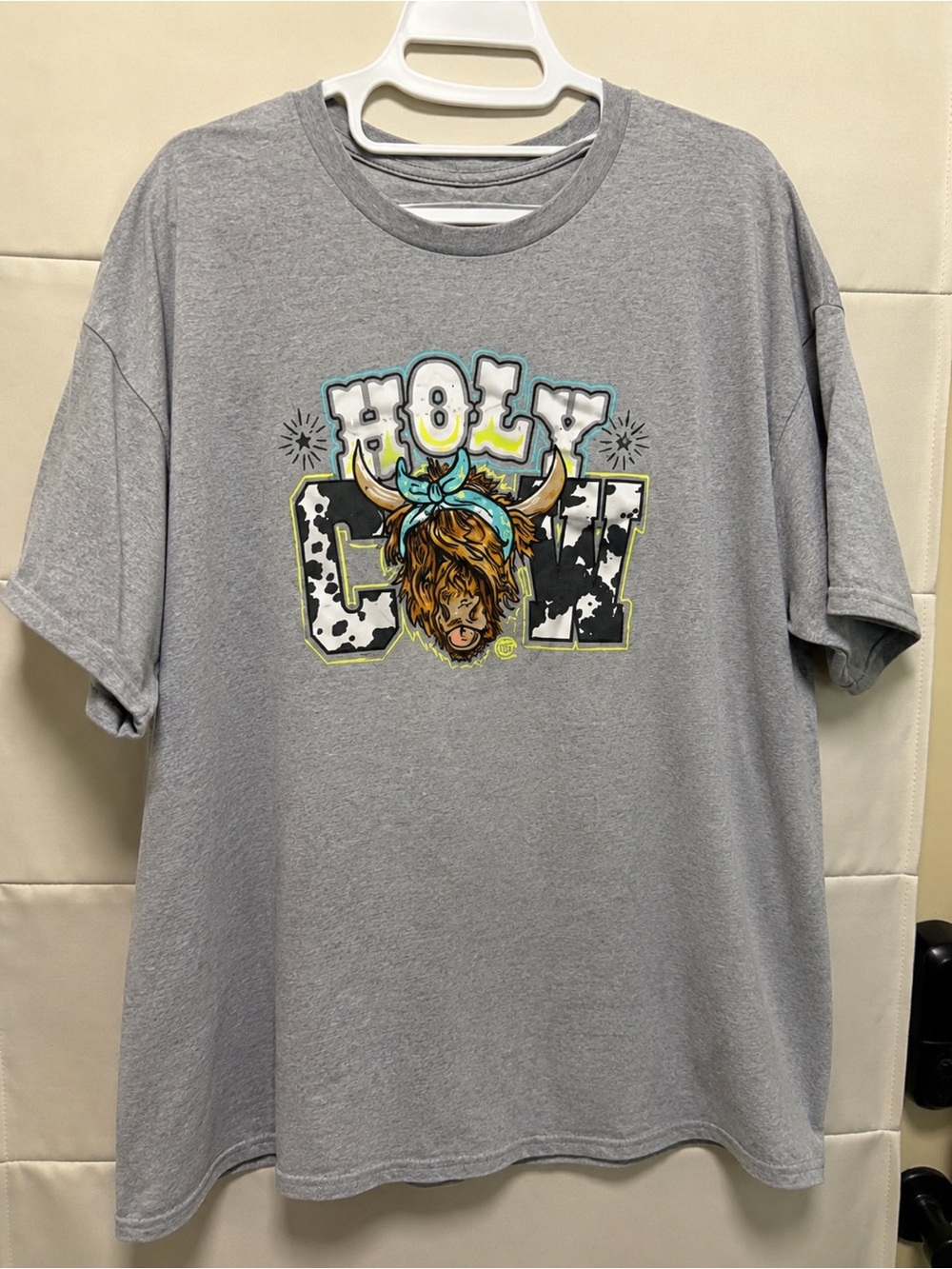 Girlie Girl Originals Holy Cow Graphic Tee Western Cowgirl Country 3X